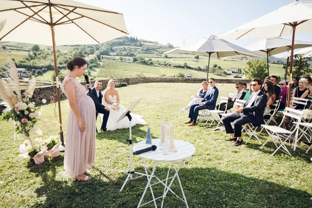 cérémonie laïque chateau pierreclos