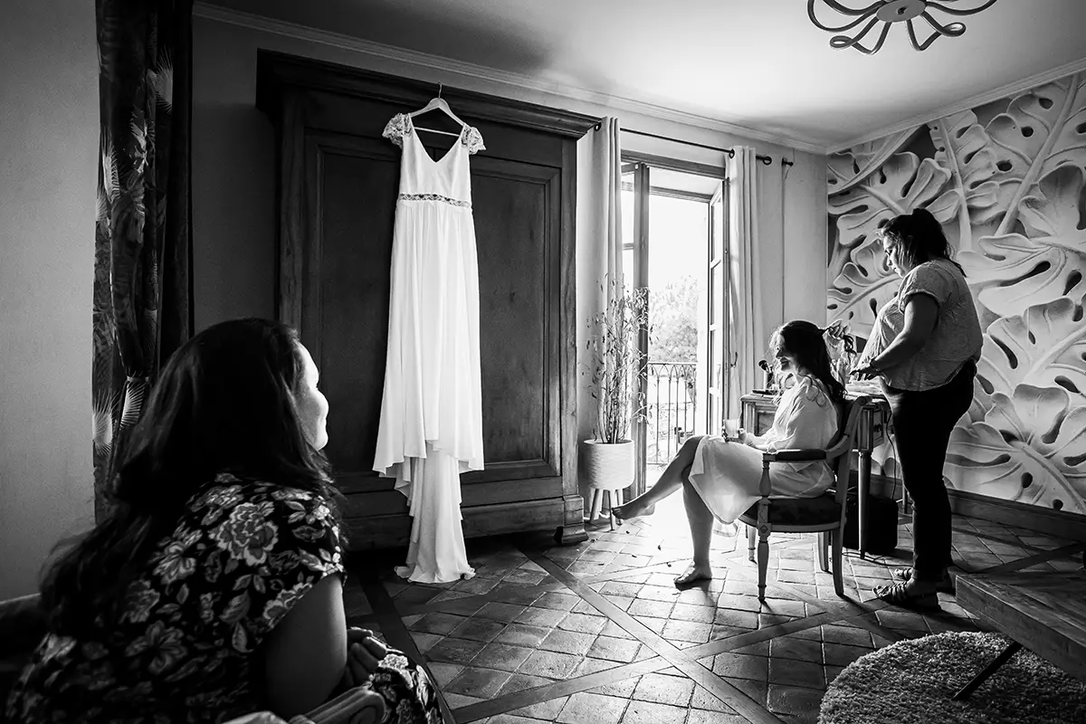 préparatifs mariage domaine de la ruisseliere