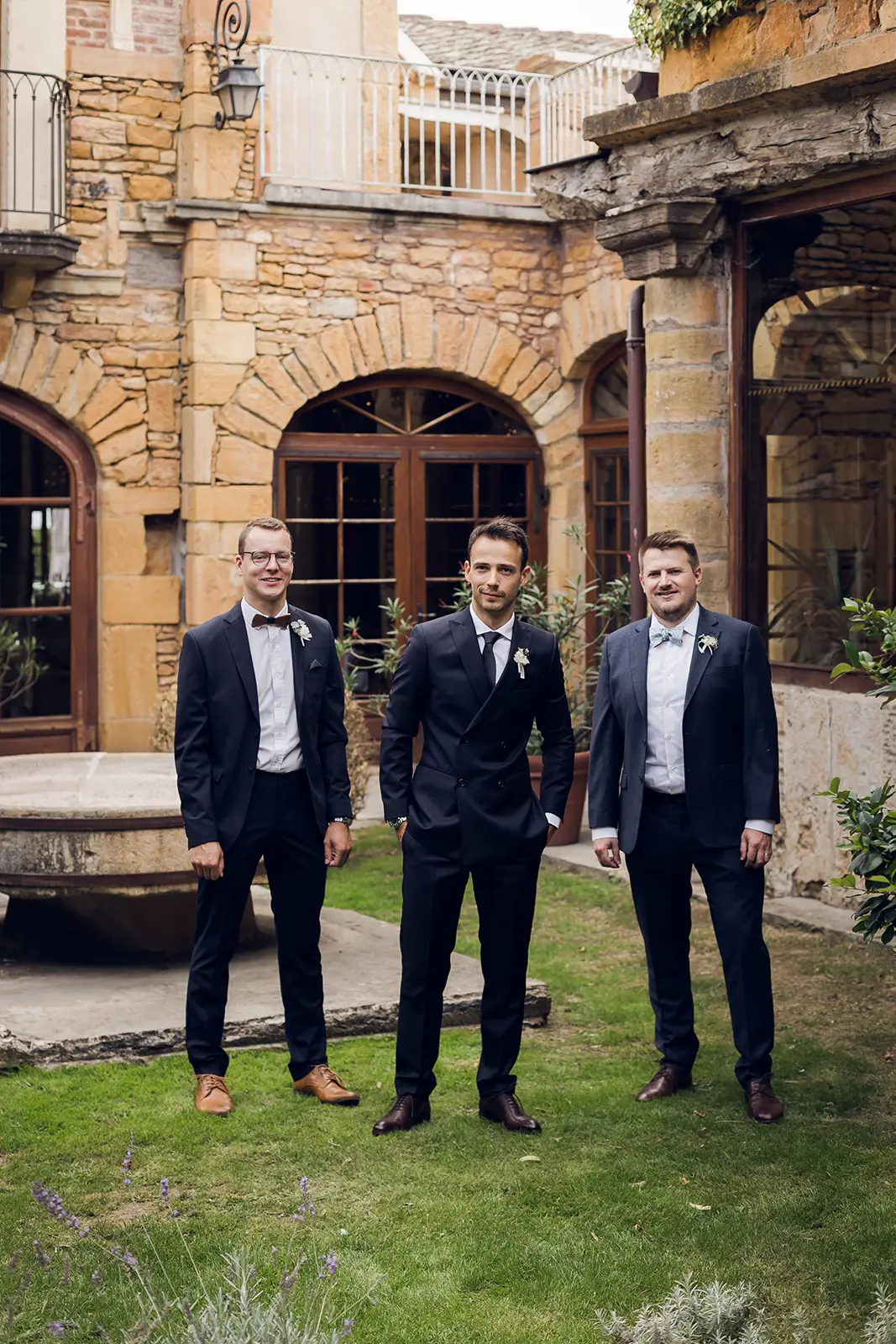 Domaine de la Ruisselière marié et témoins