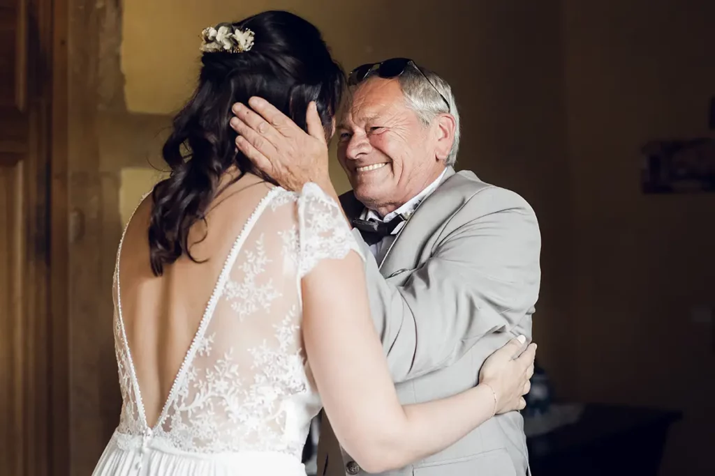 retrouvailles avec le papa