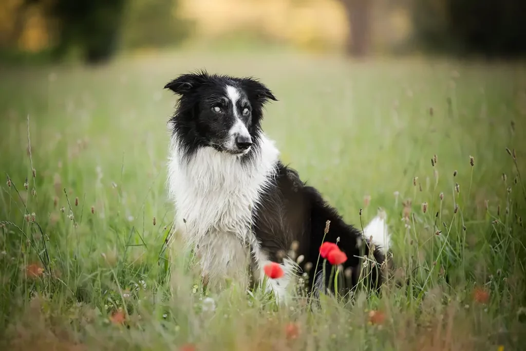 seance photo chien aveugle Rio seul face à moi